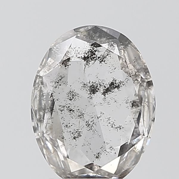 Loose Diamond - OVAL 1.27ct Salt and Pepper I1: Loose Diamond - OVAL 1.27ct Salt and Pepper I1 Source: This is a real non-mined Diamond that has been grown in a lab Shape: OVAL Carats: 1.27 Color: Salt and Pepper Certification: NONE Video: