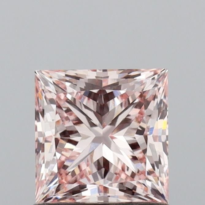 Loose Diamond - PRINCESS 1.01ct Fancy Pink VS1: Loose Diamond - PRINCESS 1.01ct Fancy Pink VS1 Source: This is a real non-mined Diamond that has been grown in a lab Shape: PRINCESS Carats: 1.01 Color: Fancy Pink Certification: IGI Video: Video