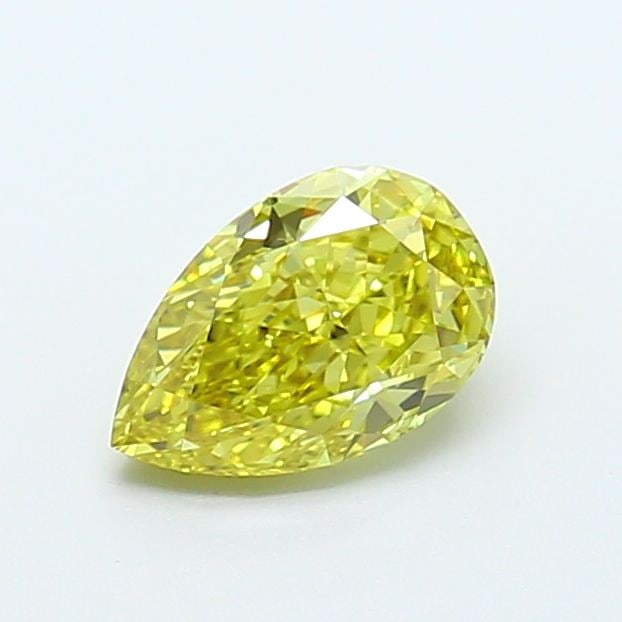 Loose Diamond - PEAR 1.11ct Fancy Intense Yellow VS1: Loose Diamond - PEAR 1.11ct Fancy Intense Yellow VS1 Source: This is a real non-mined Diamond that has been grown in a lab Shape: PEAR Carats: 1.11 Color: Fancy Intense Yellow Certification: IGI Video