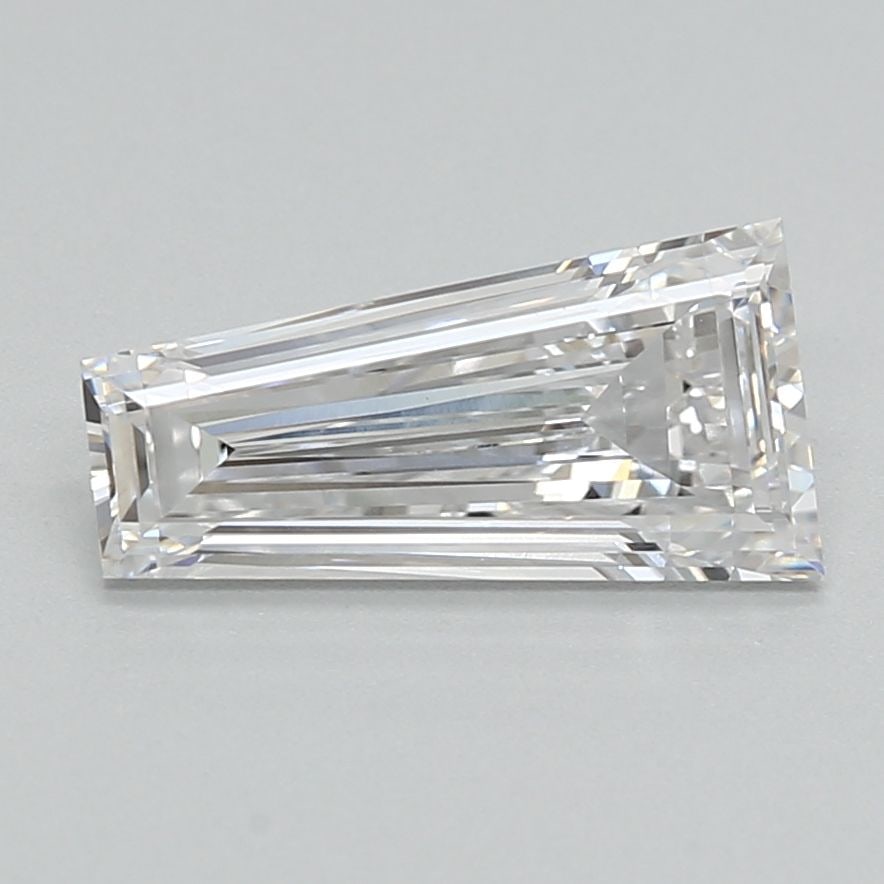 Loose Diamond - TAPERED BAGUETTE 1.1ct E VS1: Loose Diamond - TAPERED BAGUETTE 1.1ct E VS1 Source: This is a real non-mined Diamond that has been grown in a lab Shape: TAPERED BAGUETTE Carats: 1.1 Color: E Clarity: VS1 Certification: NONE Video: