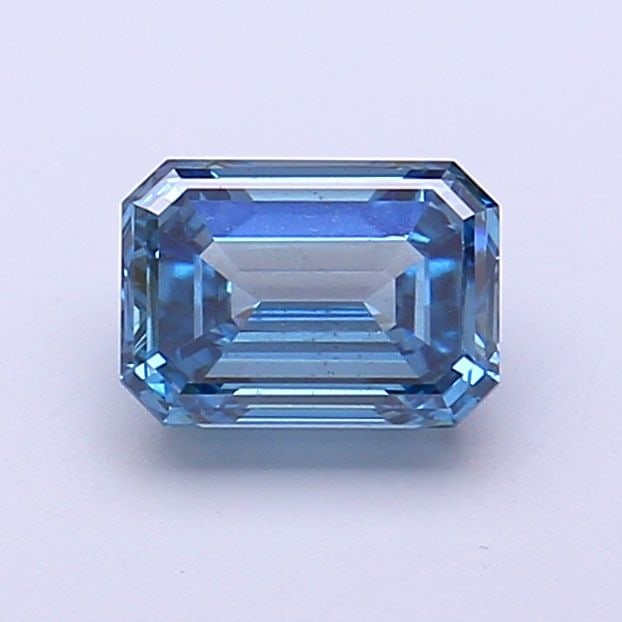 Loose Diamond - EMERALD 1.01ct Fancy Vivid Blue VS1: Loose Diamond - EMERALD 1.01ct Fancy Vivid Blue VS1 Source: This is a real non-mined Diamond that has been grown in a lab Shape: EMERALD Carats: 1.01 Color: Fancy Vivid Blue Certification: NONE