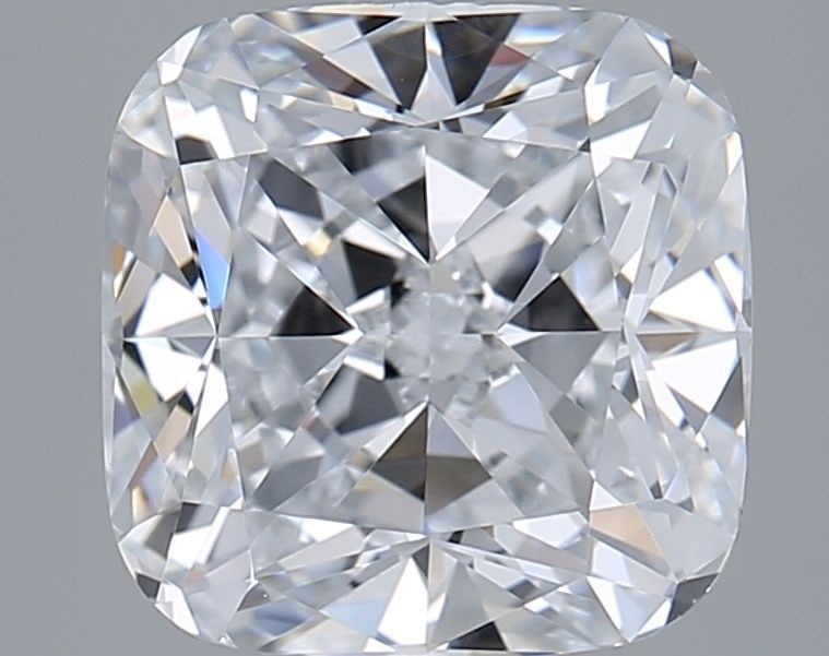 Loose Diamond - CUSHION BRILLIANT 2.43ct D VVS2: Loose Diamond - CUSHION BRILLIANT 2.43ct D VVS2 Source: This is a real non-mined Diamond that has been grown in a lab Shape: CUSHION BRILLIANT Carats: 2.43 Color: D Clarity: VVS2 Certification: GIA