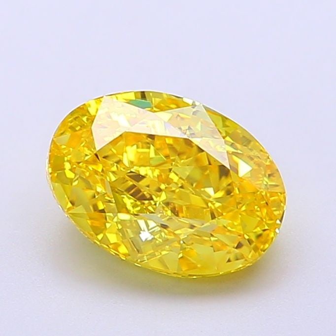 Loose Diamond - OVAL 1.74ct Fancy Vivid Yellow VS2: Loose Diamond - OVAL 1.74ct Fancy Vivid Yellow VS2 Source: This is a real non-mined Diamond that has been grown in a lab Shape: OVAL Carats: 1.74 Color: Fancy Vivid Yellow Certification: IGI Video: