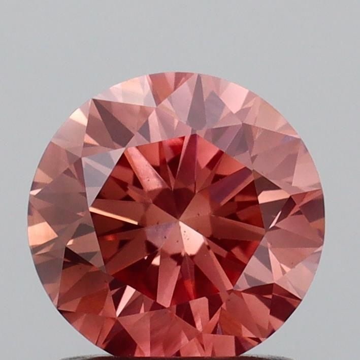 Loose Diamond - ROUND 1.21ct Fancy Intense Brown Pink VS1: Loose Diamond - ROUND 1.21ct Fancy Intense Brown Pink VS1 Source: This is a real non-mined Diamond that has been grown in a lab Shape: ROUND Carats: 1.21 Color: Fancy Intense Brown Pink