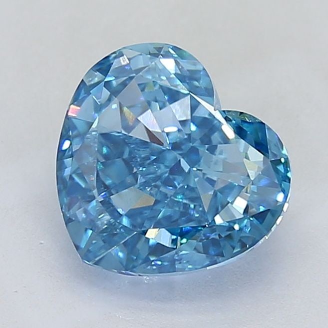 Loose Diamond - HEART 4.04ct Fancy Vivid Blue VS1: Loose Diamond - HEART 4.04ct Fancy Vivid Blue VS1 Source: This is a real non-mined Diamond that has been grown in a lab Shape: HEART Carats: 4.04 Color: Fancy Vivid Blue Certification: IGI Video: