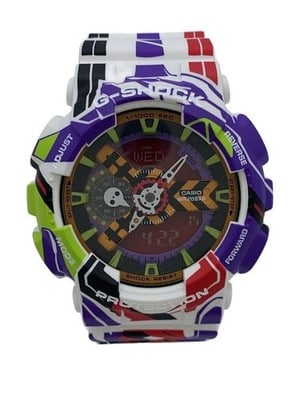 Casio G Shock GA-110EVA30-7AJR Evangelion 30th Anniversary Quartz Watch: Casio G Shock GA-110EVA30-7AJR Evangelion 30th Anniversary Quartz Watch This Casio G-SHOCK Evangelion 30th Anniversary men's watch features a quartz movement and is presented in black. The model numbe