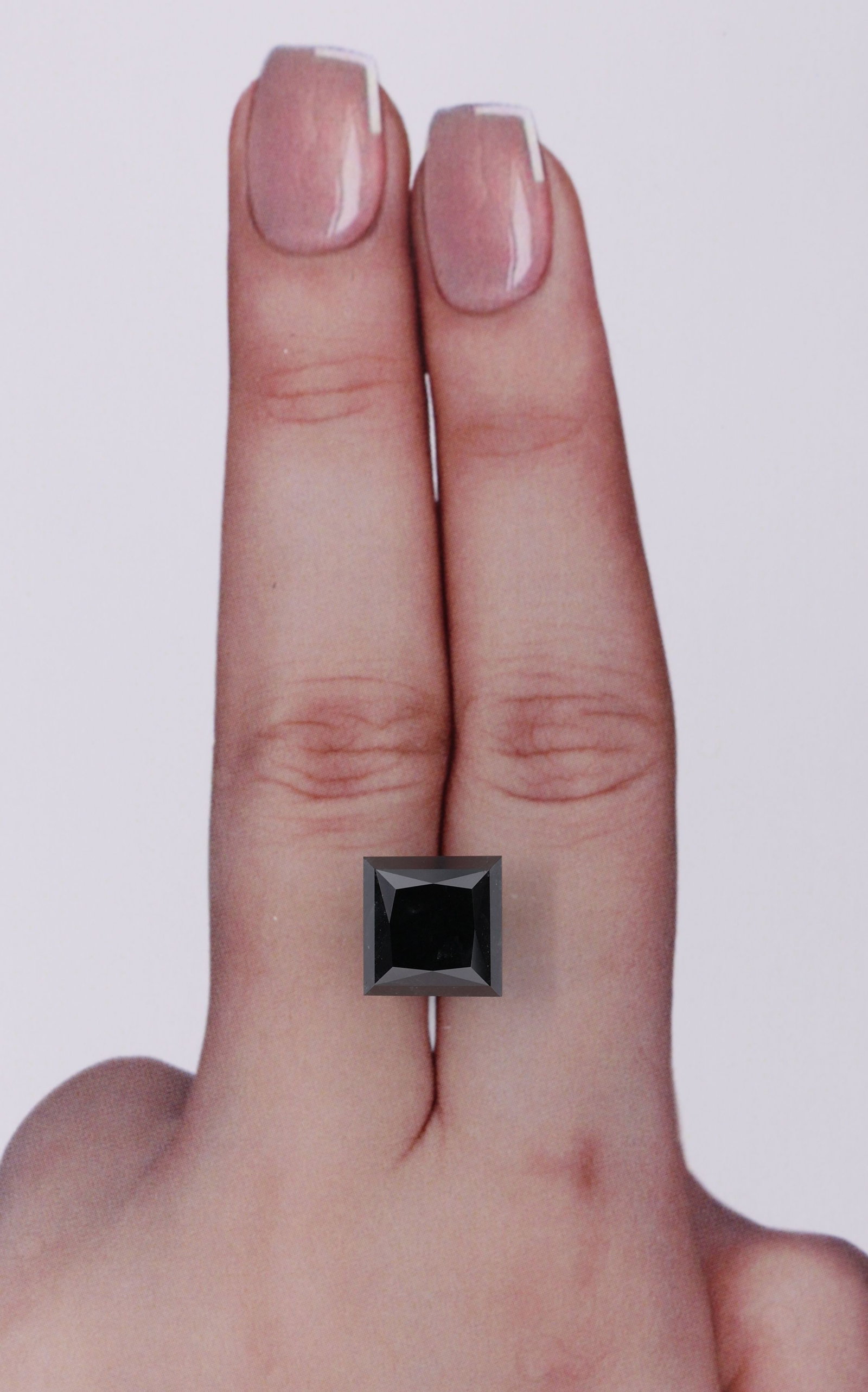 Loose Diamond - PRINCESS 6.94ct Fancy Black VVS2 (1 of 1)