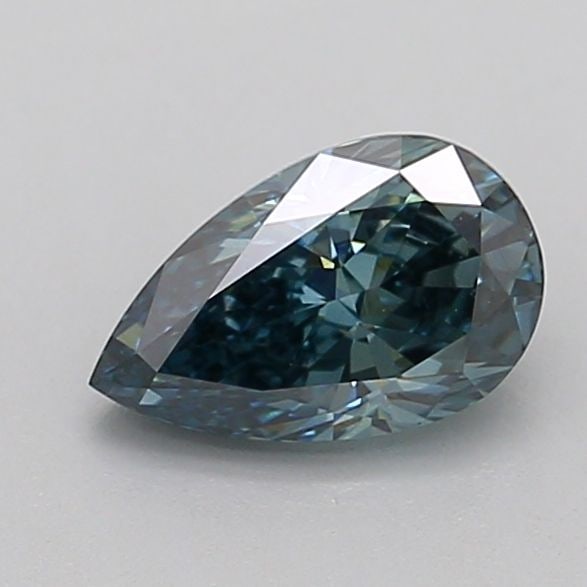 Loose Diamond - PEAR 0.89ct Fancy Vivid Green Blue VS1: Loose Diamond - PEAR 0.89ct Fancy Vivid Green Blue VS1 Source: This is a real non-mined Diamond that has been grown in a lab Shape: PEAR Carats: 0.89 Color: Fancy Vivid Green Blue Certification: IGI