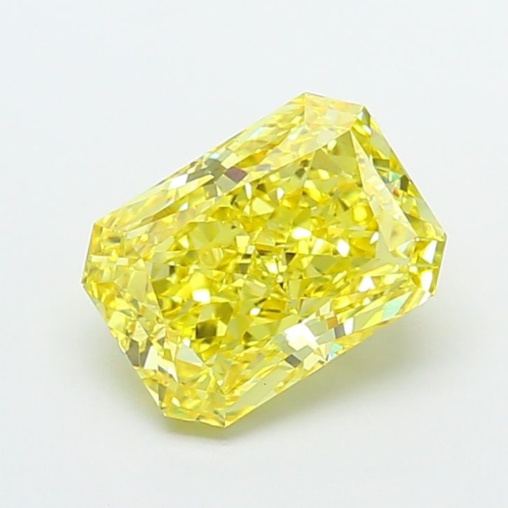 Loose Diamond - RADIANT 4.06ct Fancy Vivid Yellow VS2: Loose Diamond - RADIANT 4.06ct Fancy Vivid Yellow VS2 Source: This is a real non-mined Diamond that has been grown in a lab Shape: RADIANT Carats: 4.06 Color: Fancy Vivid Yellow Certification: IGI Vid
