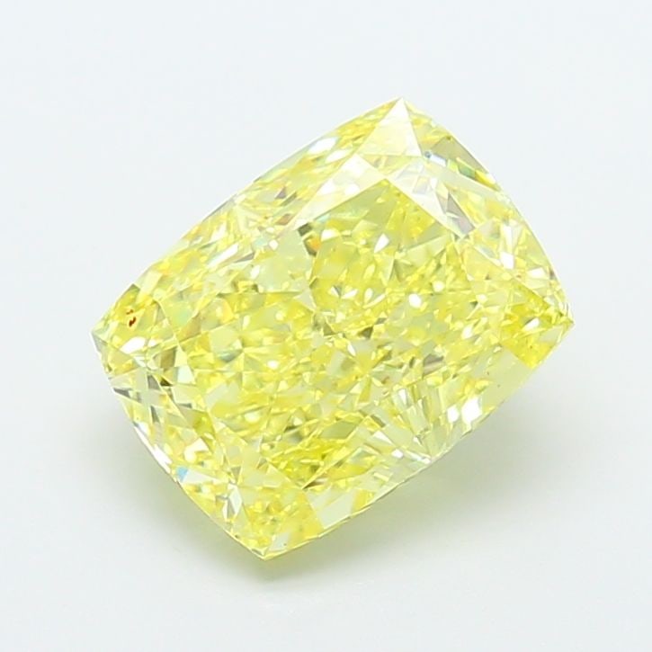 Loose Diamond - CUSHION MODIFIED 4.09ct Fancy Intense Yellow VS1: Loose Diamond - CUSHION MODIFIED 4.09ct Fancy Intense Yellow VS1 Source: This is a real non-mined Diamond that has been grown in a lab Shape: CUSHION MODIFIED Carats: 4.09 Color: Fancy Intense Yellow 