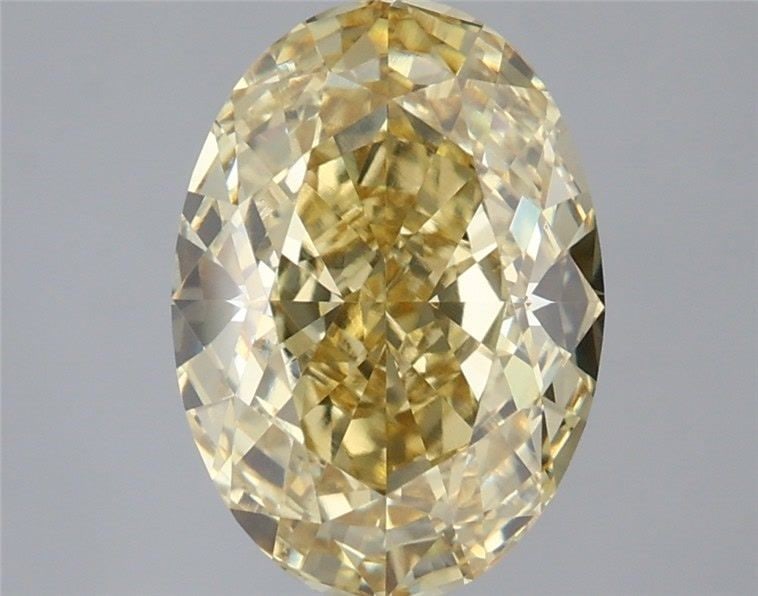Loose Diamond - OVAL 4.07ct Fancy Yellow VVS2: Loose Diamond - OVAL 4.07ct Fancy Yellow VVS2 Source: This is a real non-mined Diamond that has been grown in a lab Shape: OVAL Carats: 4.07 Color: Fancy Yellow Certification: IGI Video: