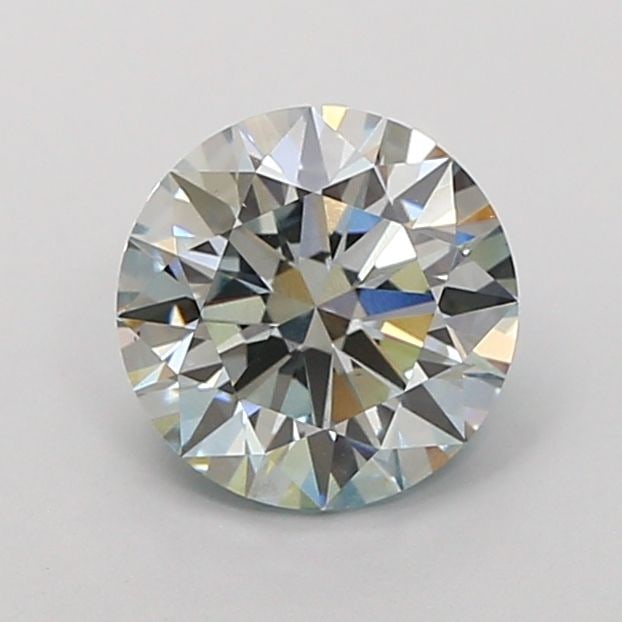 Ideal Loose Diamond - ROUND 2.05ct Fancy Light Blueish Green VS1: Ideal Loose Diamond - ROUND 2.05ct Fancy Light Blueish Green VS1 Source: This is a real non-mined Diamond that has been grown in a lab Shape: ROUND Carats: 2.05 Color: Fancy Light Blueish Green Certif