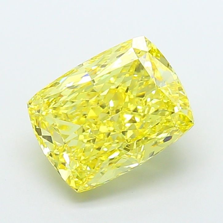 Loose Diamond - CUSHION MODIFIED 6.08ct Fancy Vivid Yellow VS1: Loose Diamond - CUSHION MODIFIED 6.08ct Fancy Vivid Yellow VS1 Source: This is a real non-mined Diamond that has been grown in a lab Shape: CUSHION MODIFIED Carats: 6.08 Color: Fancy Vivid Yellow Cert