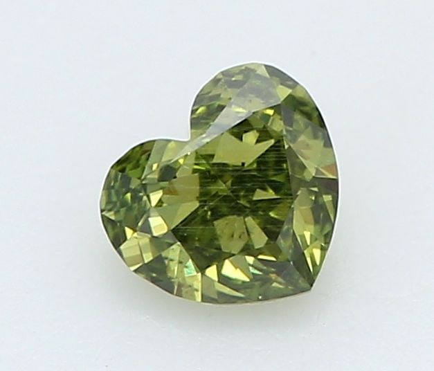 Loose Diamond - HEART 0.26ct Fancy Vivid Green VS2: Loose Diamond - HEART 0.26ct Fancy Vivid Green VS2 Source: This is a real non-mined Diamond that has been grown in a lab Shape: HEART Carats: 0.26 Color: Fancy Vivid Green Certification: IGI Video: