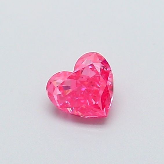 Loose Diamond - HEART 0.29ct Fancy Vivid Pink VS1: Loose Diamond - HEART 0.29ct Fancy Vivid Pink VS1 Source: This is a real non-mined Diamond that has been grown in a lab Shape: HEART Carats: 0.29 Color: Fancy Vivid Pink Certification: IGI Video: