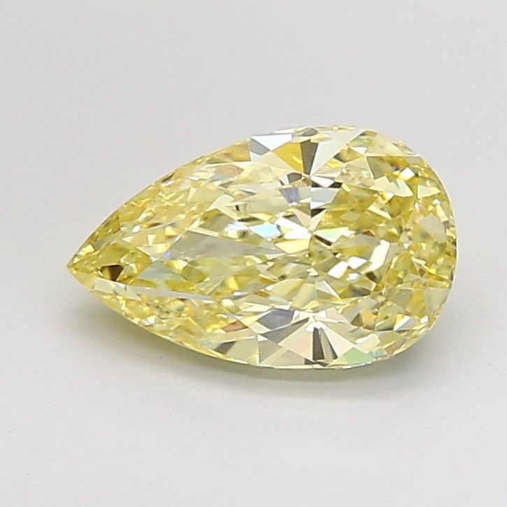 Loose Diamond - PEAR 2.1ct Fancy Yellow VS1: Loose Diamond - PEAR 2.1ct Fancy Yellow VS1 Source: This is a real non-mined Diamond that has been grown in a lab Shape: PEAR Carats: 2.1 Color: Fancy Yellow Certification: IGI Video: