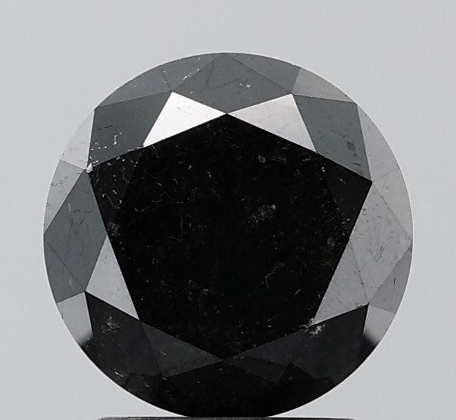 Loose Diamond - ROUND 2.64ct Black VS2: Loose Diamond - ROUND 2.64ct Black VS2 Source: Natural Shape: ROUND Carats: 2.64 Color: Black Certification: NONE Video: