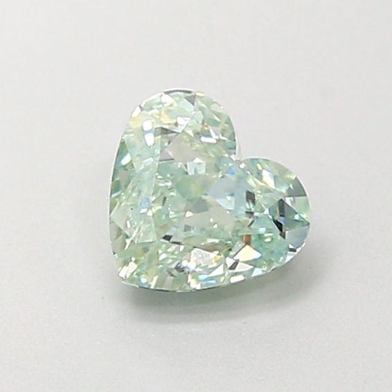 Loose Diamond - HEART 0.74ct Fancy Green VS2: Loose Diamond - HEART 0.74ct Fancy Green VS2 Source: This is a real non-mined Diamond that has been grown in a lab Shape: HEART Carats: 0.74 Color: Fancy Green Certification: IGI Video:
