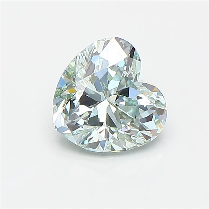 Loose Diamond - HEART 1.15ct Fancy Green VS1: Loose Diamond - HEART 1.15ct Fancy Green VS1 Source: This is a real non-mined Diamond that has been grown in a lab Shape: HEART Carats: 1.15 Color: Fancy Green Certification: IGI Video: