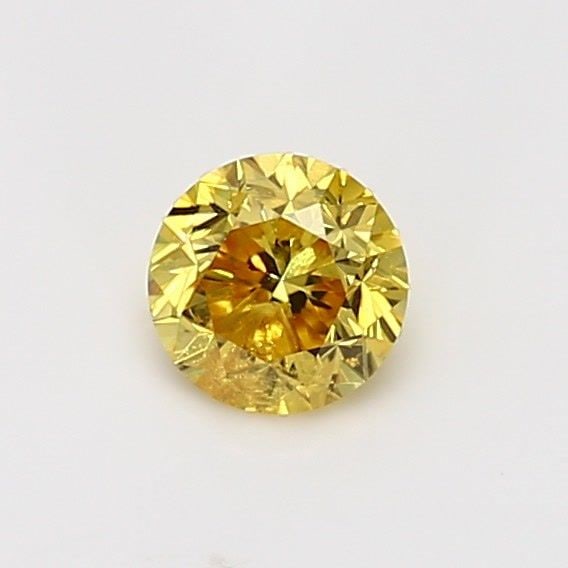 Loose Diamond - ROUND 0.55ct Fancy Vivid Yellow: Loose Diamond - ROUND 0.55ct Fancy Vivid Yellow Source: Natural Shape: ROUND Carats: 0.55 Color: Fancy Vivid Yellow Certification: GIA Video: