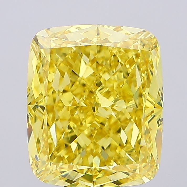 Loose Diamond - CUSHION MODIFIED 17.91ct Fancy Vivid Yellow VS2: Loose Diamond - CUSHION MODIFIED 17.91ct Fancy Vivid Yellow VS2 Source: This is a real non-mined Diamond that has been grown in a lab Shape: CUSHION MODIFIED Carats: 17.91 Color: Fancy Vivid Yellow Ce