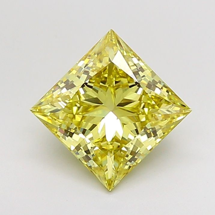 Loose Diamond - PRINCESS 3.02ct Fancy Intense Yellow VS1: Loose Diamond - PRINCESS 3.02ct Fancy Intense Yellow VS1 Source: This is a real non-mined Diamond that has been grown in a lab Shape: PRINCESS Carats: 3.02 Color: Fancy Intense Yellow Certification: I