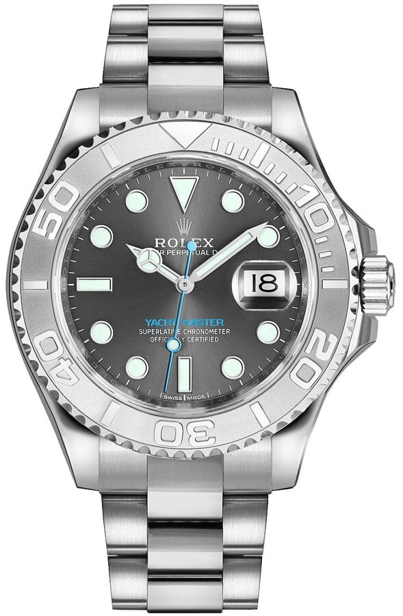 Rolex Yacht-Master 116622 Rhodium Dial Oyster Bracelet (1 of 7)