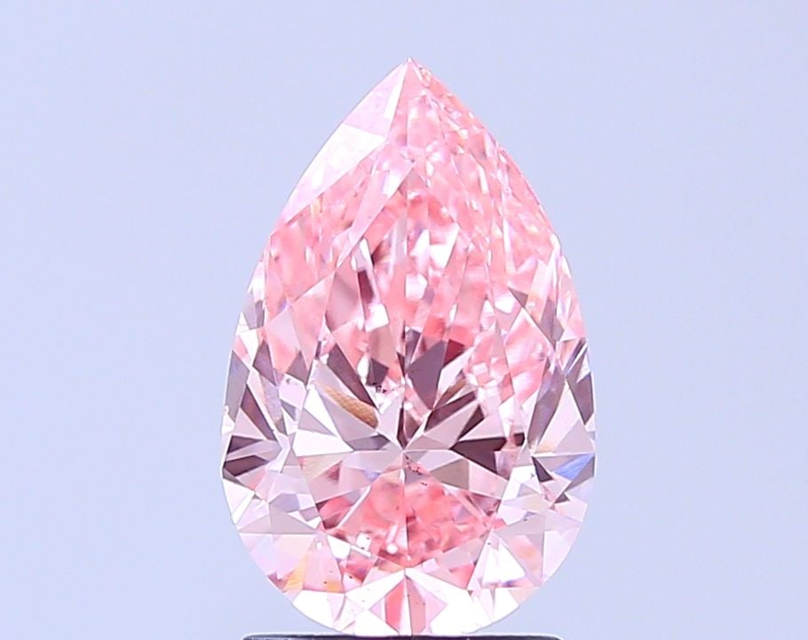 Loose Diamond - PEAR 2.0ct Fancy Vivid Pink VS2: Loose Diamond - PEAR 2.0ct Fancy Vivid Pink VS2 Source: This is a real non-mined Diamond that has been grown in a lab Shape: PEAR Carats: 2.0 Color: Fancy Vivid Pink Certification: IGI Video: Video