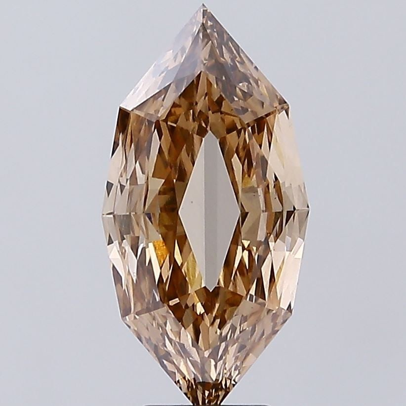 Loose Diamond - OCTAGONAL 4.38ct Fancy Brown VS1: Loose Diamond - OCTAGONAL 4.38ct Fancy Brown VS1 Source: This is a real non-mined Diamond that has been grown in a lab Shape: OCTAGONAL Carats: 4.38 Color: Fancy Brown Certification: IGI Video: Video