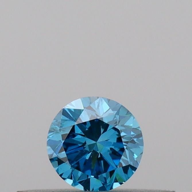 Loose Diamond - ROUND 0.18ct Fancy Vivid Blue SI1: Loose Diamond - ROUND 0.18ct Fancy Vivid Blue SI1 Source: This is a real non-mined Diamond that has been grown in a lab Shape: ROUND Carats: 0.18 Color: Fancy Vivid Blue Certification: IGI Video: