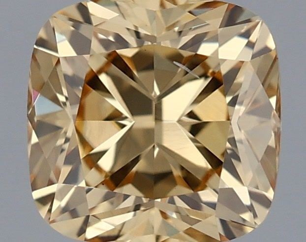 Loose Diamond - CUSHION BRILLIANT 0.72ct Fancy Intense Yellow VS2: Loose Diamond - CUSHION BRILLIANT 0.72ct Fancy Intense Yellow VS2 Source: This is a real non-mined Diamond that has been grown in a lab Shape: CUSHION BRILLIANT Carats: 0.72 Color: Fancy Intense Yello