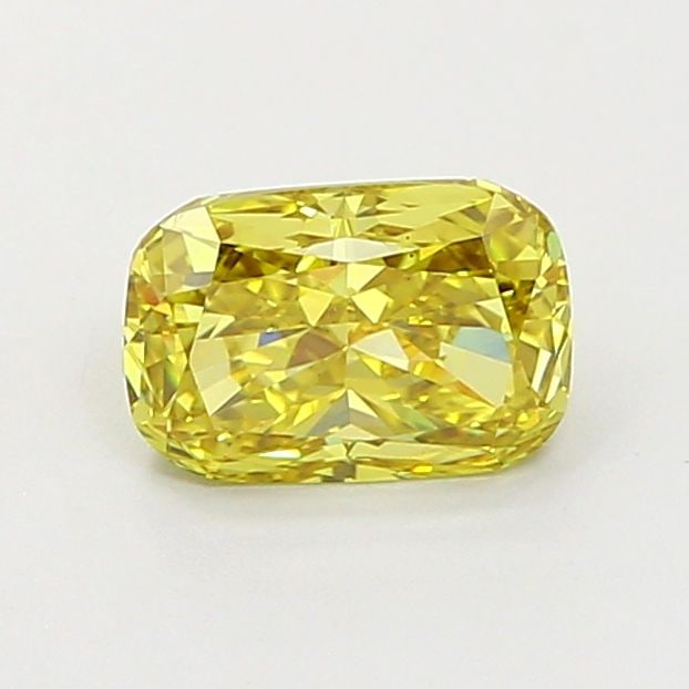 Loose Diamond - CUSHION MODIFIED 1.33ct Fancy Intense Yellow VS1: Loose Diamond - CUSHION MODIFIED 1.33ct Fancy Intense Yellow VS1 Source: This is a real non-mined Diamond that has been grown in a lab Shape: CUSHION MODIFIED Carats: 1.33 Color: Fancy Intense Yellow 