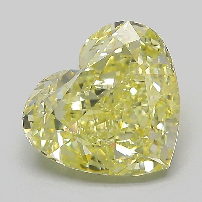 Loose Diamond - HEART 2.94ct Fancy Yellow VS2: Loose Diamond - HEART 2.94ct Fancy Yellow VS2 Source: This is a real non-mined Diamond that has been grown in a lab Shape: HEART Carats: 2.94 Color: Fancy Yellow Certification: IGI Video: