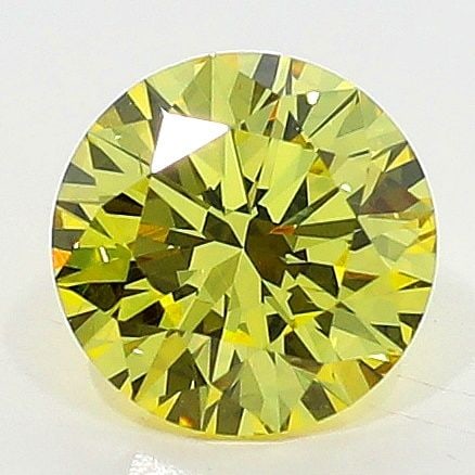 Loose Diamond - ROUND 0.39ct Fancy Intense Yellow SI1: Loose Diamond - ROUND 0.39ct Fancy Intense Yellow SI1 Source: Natural Shape: ROUND Carats: 0.39 Color: Fancy Intense Yellow Certification: GIA The Diamond Depot Guarantee: All items in this auction ar