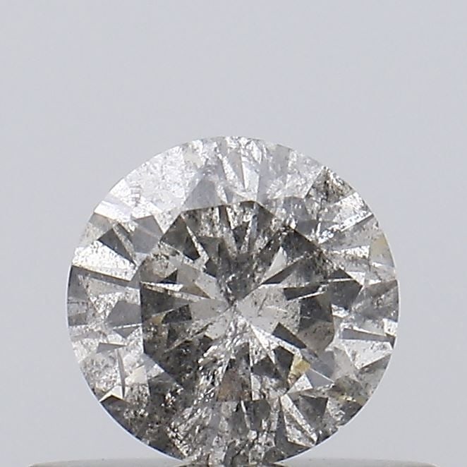 Loose Diamond - ROUND 0.35ct Salt and Pepper I3: Loose Diamond - ROUND 0.35ct Salt and Pepper I3 Source: Natural Shape: ROUND Carats: 0.35 Color: Salt and Pepper Certification: NONE Video: