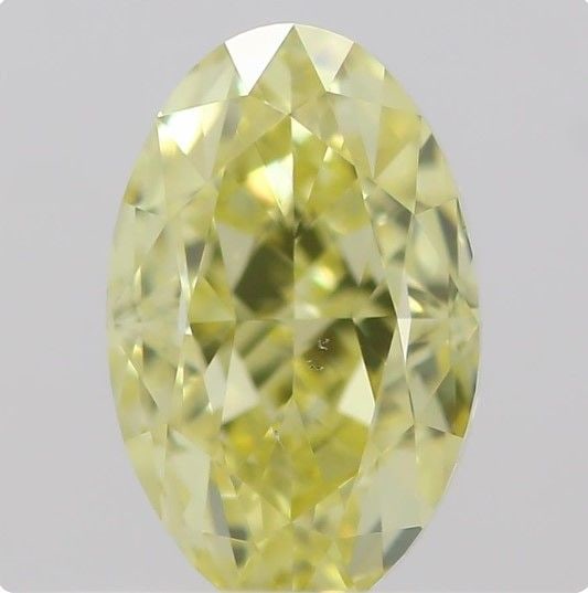 Loose Diamond - OVAL 0.5ct Fancy Intense Yellow SI1: Loose Diamond - OVAL 0.5ct Fancy Intense Yellow SI1 Source: Natural Shape: OVAL Carats: 0.5 Color: Fancy Intense Yellow Certification: GIA Video: