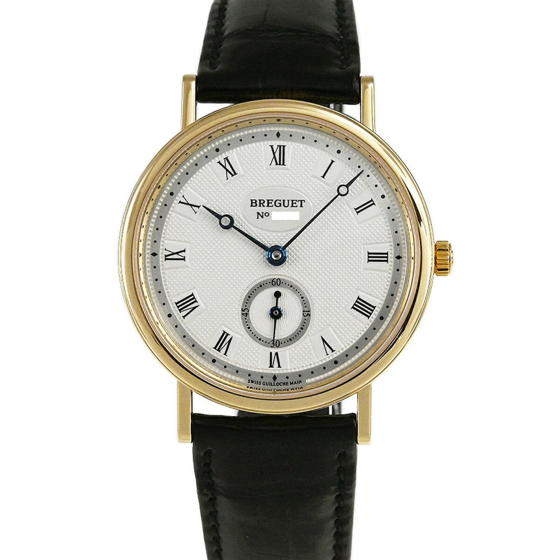 Breguet 3910BA 15 984 Manual Wind Yellow Gold Wristwatch: Breguet 3910BA 15 984 Manual Wind Yellow Gold Wristwatch This Breguet Classic 3910BA/15/984 is a sophisticated unisex wristwatch featuring a manual winding movement. The watch is crafted from 18K yell