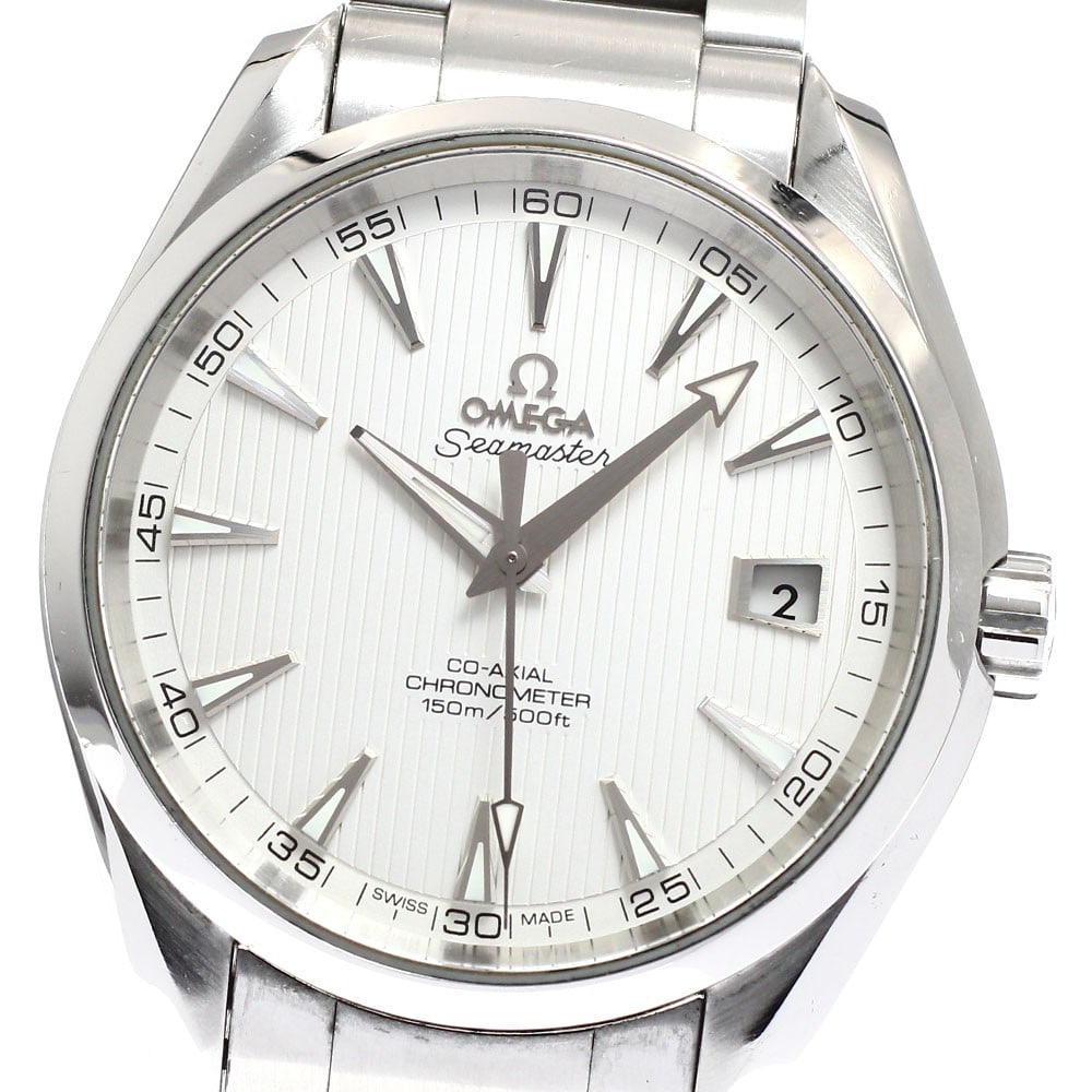 OMEGA Seamaster Aqua Terra 150M Date Co-Axial Watch 231.10.42.21.02.001: OMEGA Seamaster Aqua Terra 150M Date Co-Axial Watch 231.10.42.21.02.001 This is an OMEGA Seamaster Aqua Terra 150M Date Co-Axial wristwatch, designed for men. Made in Switzerland, this pre-owned timep