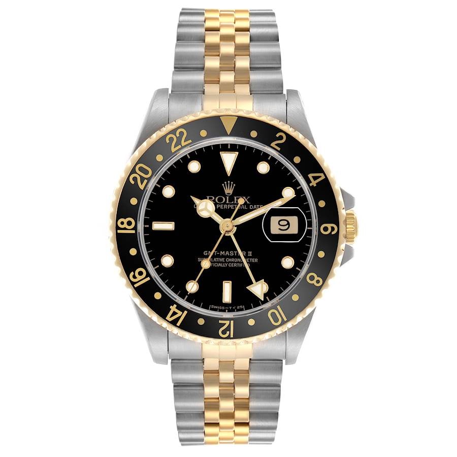 GMT Master II Watch Black Dial Jubilee Bracelet Ref 16713 (1 of 6)