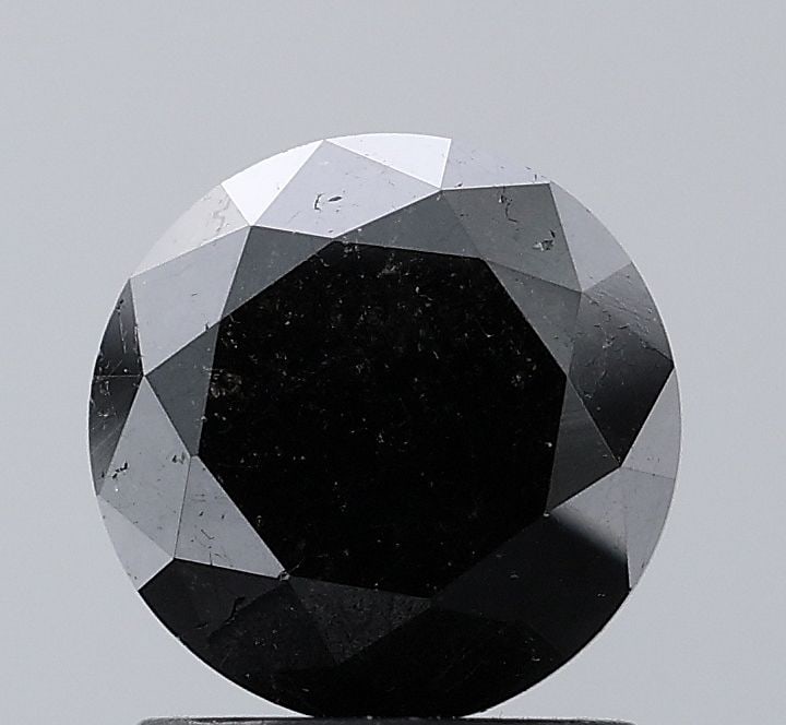 Loose Diamond - ROUND 1.83ct Fancy Black VS2: Loose Diamond - ROUND 1.83ct Fancy Black VS2 Source: Natural Shape: ROUND Carats: 1.83 Color: Fancy Black Certification: NONE Video: