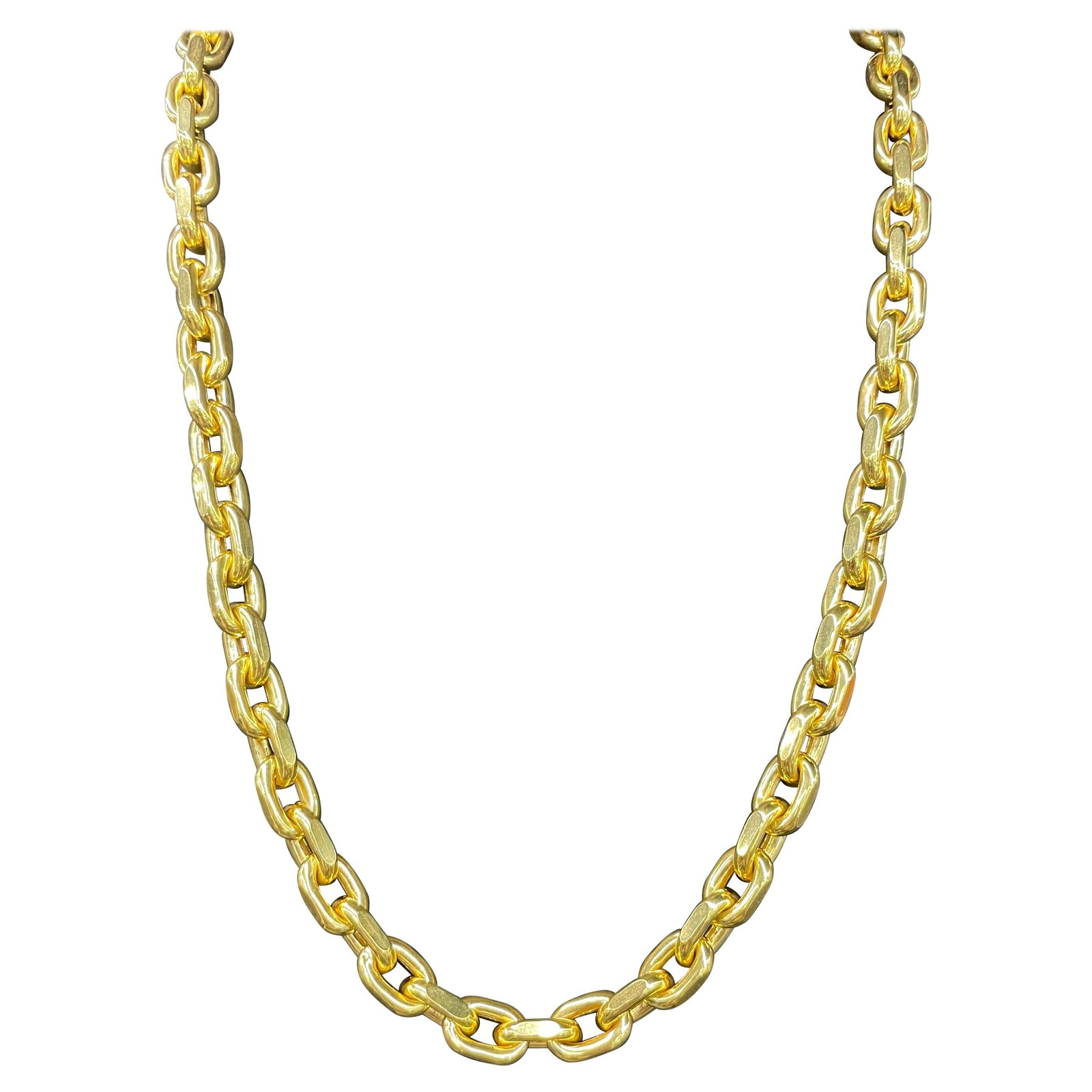 Harbor Diamonds 14K Yellow Gold Detachable Link Necklace Bracelet 33 Inch 73.4g: Harbor Diamonds 14K Yellow Gold Detachable Link Necklace Bracelet 33 Inch 73.4g This exquisite 14 Karat Yellow Gold detachable link necklace and bracelet set showcases a contemporary design with high 