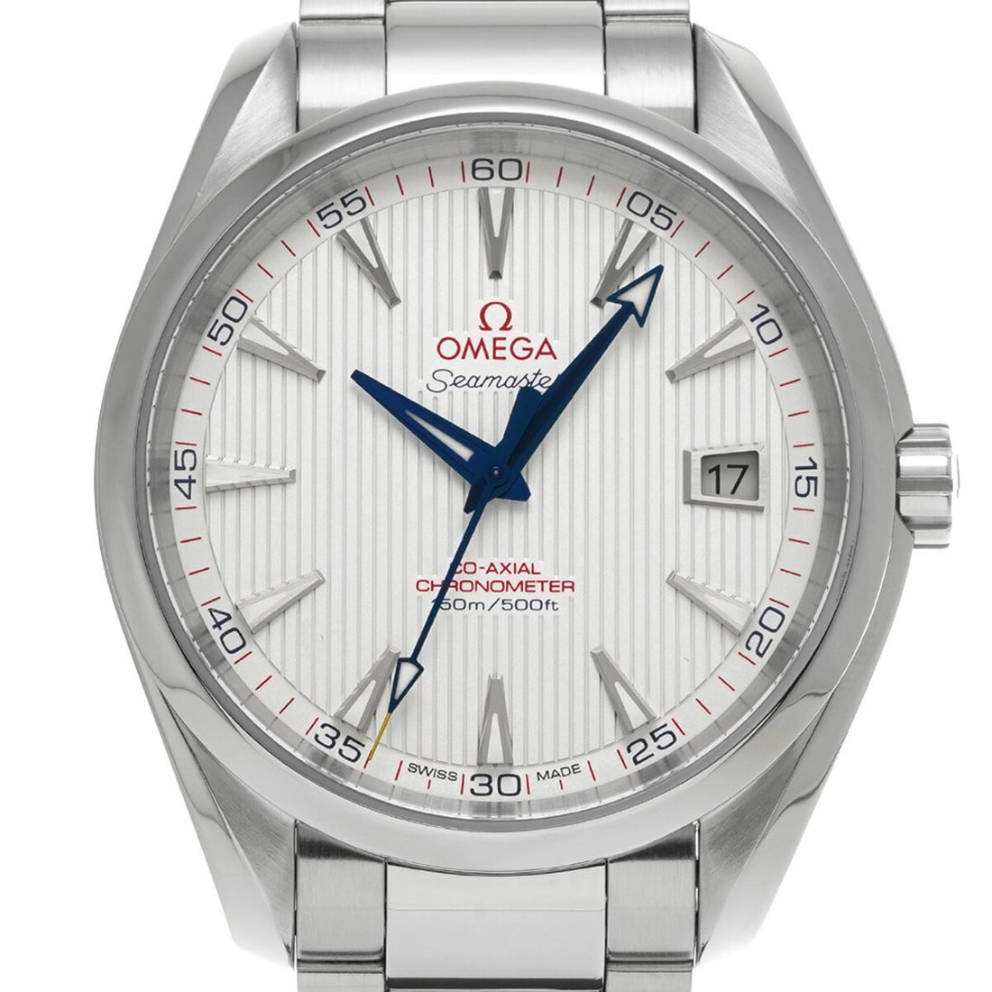 OMEGA Seamaster Aqua Terra Men's Co-Axial Wristwatch 231.10.42.21.02.002: OMEGA Seamaster Aqua Terra Men's Co-Axial Wristwatch 231.10.42.21.02.002 This is a pre-owned OMEGA Seamaster Aqua Terra Co-Axial men's wristwatch, model 231.10.42.21.02.002. Made in Switzerland, this 