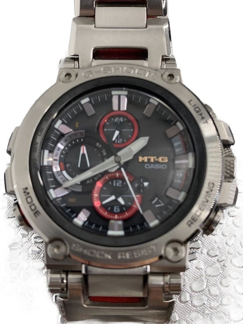 Casio G Shock MTG B1000D 1AJF Stainless Steel Wristwatch: Casio G Shock MTG B1000D 1AJF Stainless Steel Wristwatch This CASIO G-SHOCK MTG-B1000D-1AJF men's wristwatch features a robust stainless steel construction in a silver finish. Designed for durability 