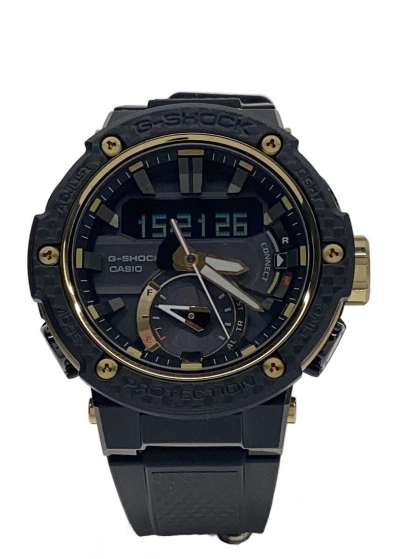 Casio G Shock GST-B200X-1A2JF Gold Men's Wristwatch: Casio G Shock GST-B200X-1A2JF Gold Men's Wristwatch This CASIO G-SHOCK GST-B200X-1A2JF men's wristwatch features a durable design with a gold-tone case. Made in Japan, it is designed for men and shows