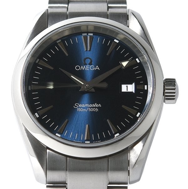 Omega Aqua Terra Quartz Men's Seamaster Wristwatch: Omega Aqua Terra Quartz Men's Seamaster Wristwatch This is a pre-owned OMEGA Seamaster Aqua Terra 2518.80 quartz wristwatch designed for men. Crafted in Switzerland, this timepiece showcases the renow