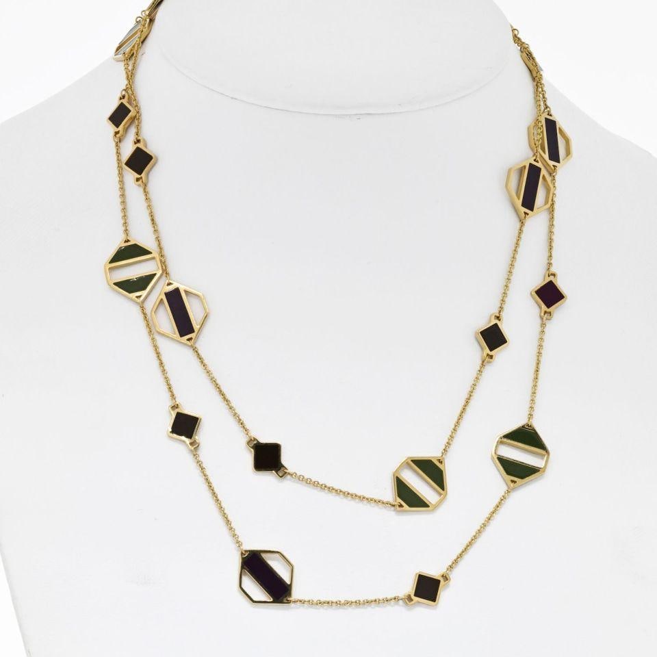 Tiffany & Co. 18K Yellow Gold Necklace 40.9g Elegant Design: Tiffany & Co. 18K Yellow Gold Necklace 40.9g Elegant Design This exquisite Tiffany & Co. necklace is crafted in 18K yellow gold, showcasing a luxurious and timeless design. Weighing 40.9 grams, it ser