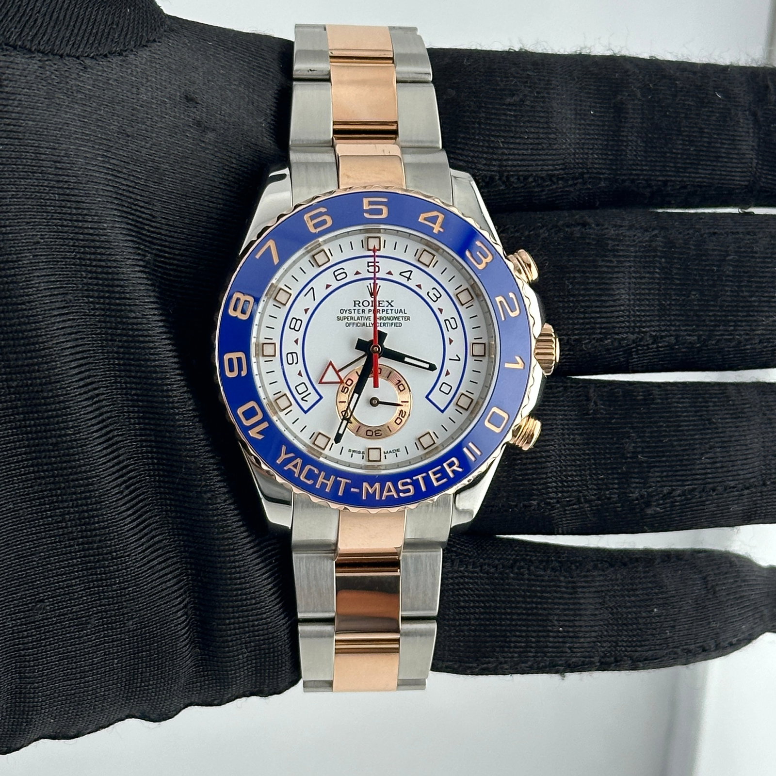 Rolex 116681 Yacht-Master II White Dial Oyster Bracelet 2015 New Style Card - 2