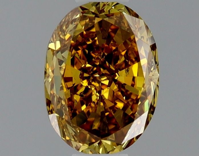 Loose Diamond - OVAL 0.51ct Fancy Deep Brownish Orangey Yellow SI1: Loose Diamond - OVAL 0.51ct Fancy Deep Brownish Orangey Yellow SI1 Source: Natural Shape: OVAL Carats: 0.51 Color: Fancy Deep Brownish Orangey Yellow Certification: GIA Video: