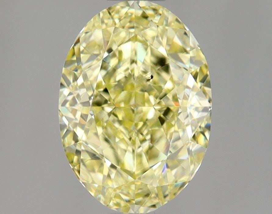 Loose Diamond - OVAL 1.02ct Fancy Light Yellow SI1: Loose Diamond - OVAL 1.02ct Fancy Light Yellow SI1 Source: Natural Shape: OVAL Carats: 1.02 Color: Fancy Light Yellow Certification: GIA Video: