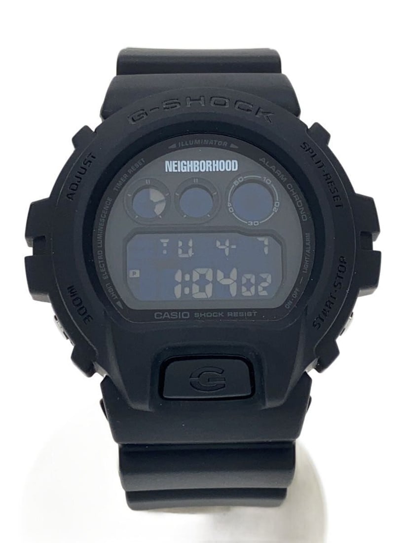 Neighborhood G Shock CASIO Quartz Men's Black Rubber Watch DW-6900FS (1 of 6)